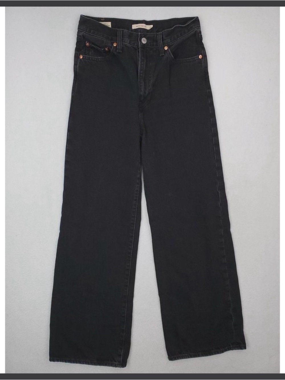 Levi’s Ribcage Wide Leg Black Jeans